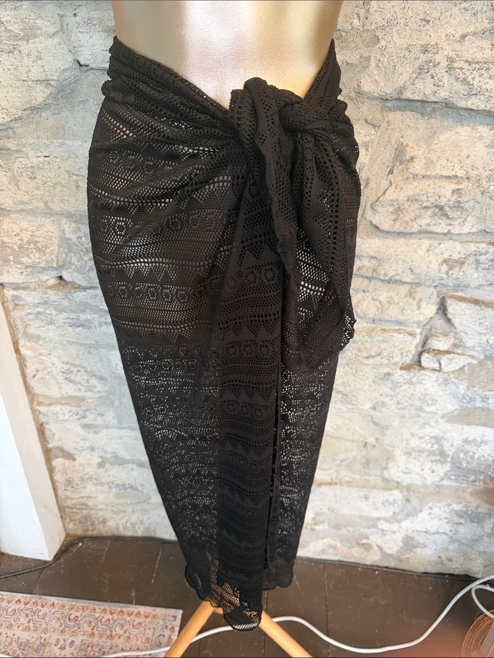 Lace/crochet pareo
